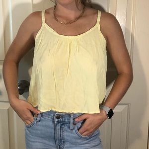 Forever 21 Yellow Summer Top Large